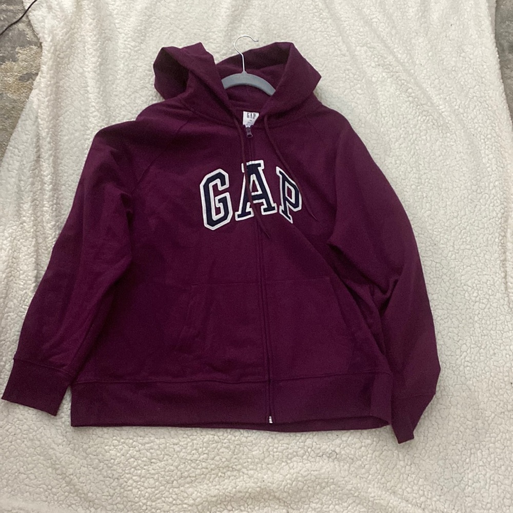 Gap Logo Zip Hoodie In Fleece Jacket (SZ: XXL)